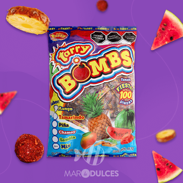 DULCE TARRY BOMBS 100 PZAS