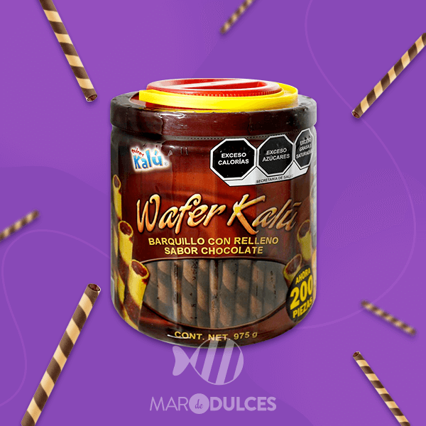 GALLETAS WAFER BARQUILLO CHOCOLATE 200 PZAS.
